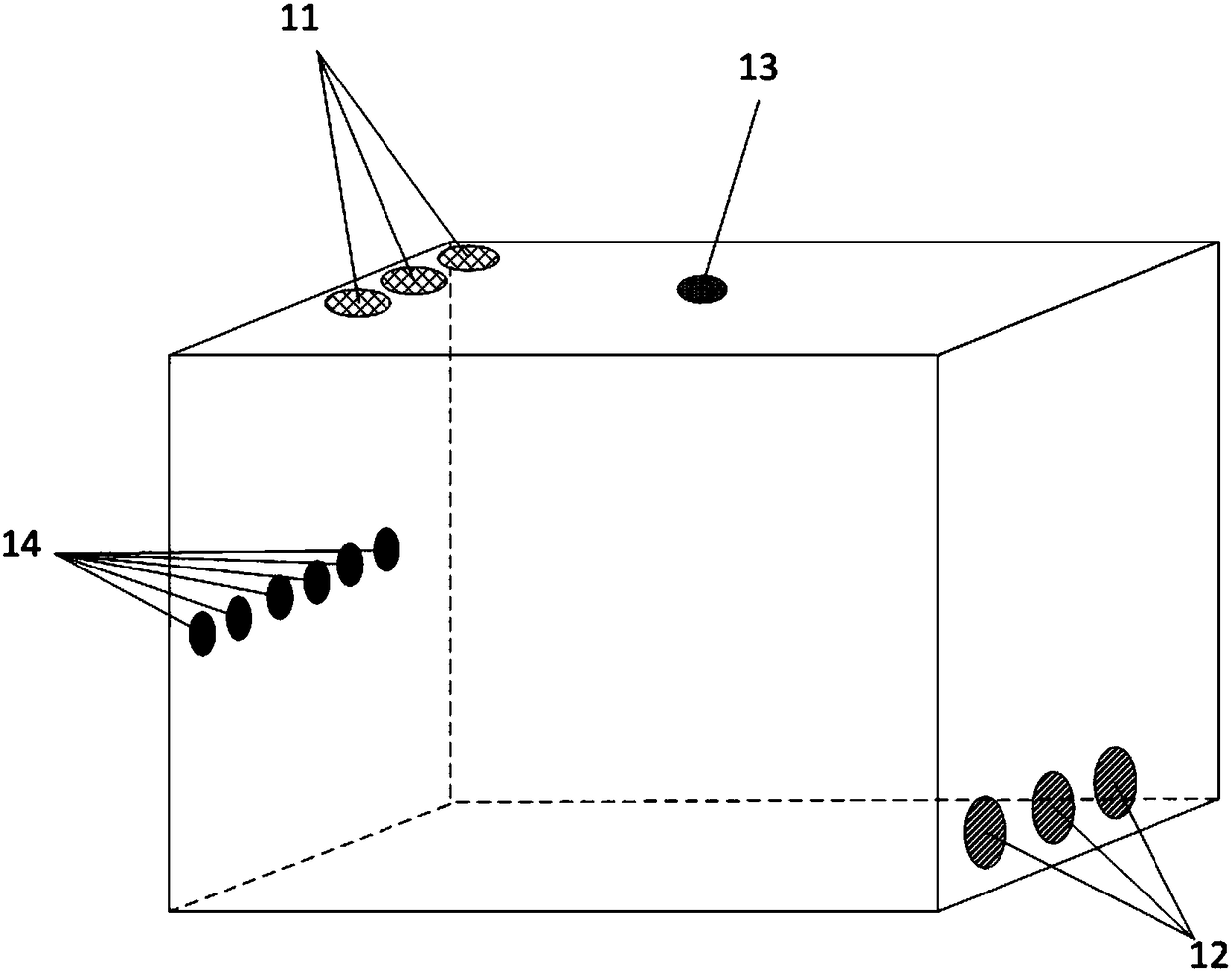 Cold accumulation water tank of refrigeration house refrigerating system