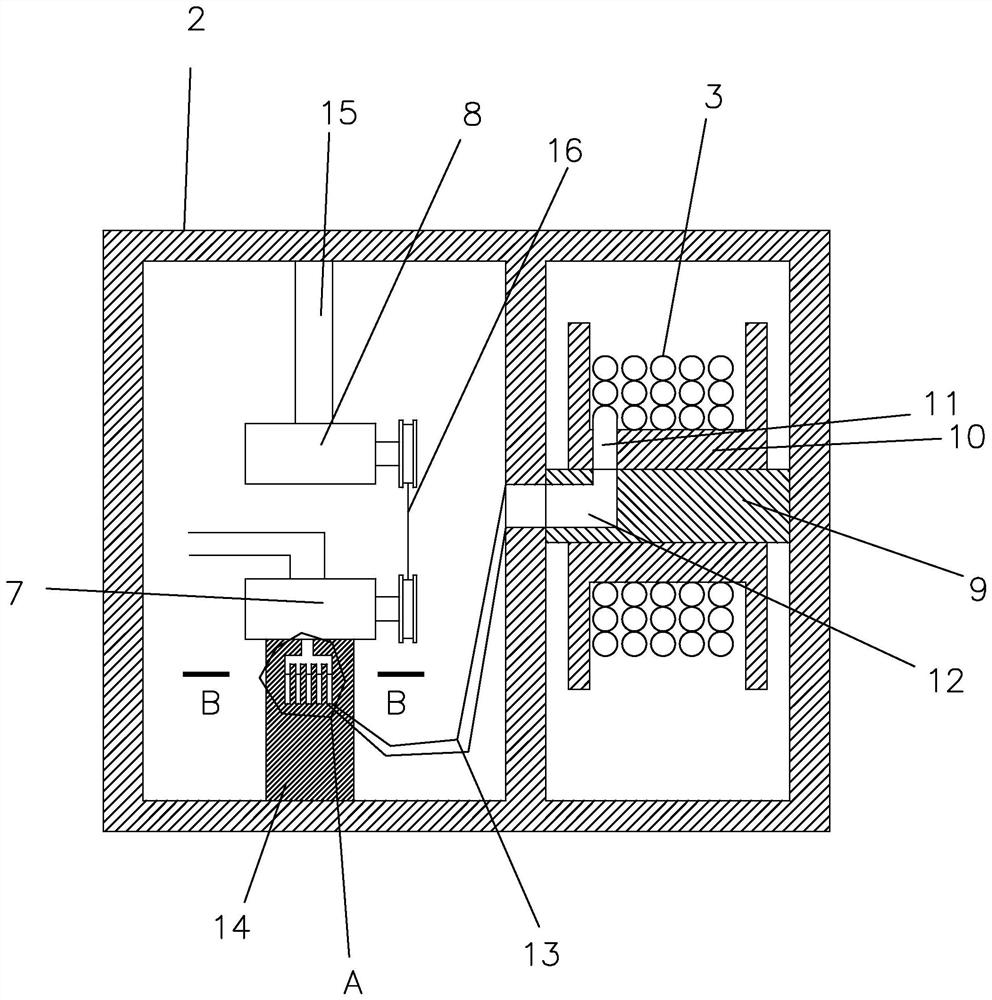 Distributed centralized vacuum discharge and sewage system with main power unit and multiple sub-units