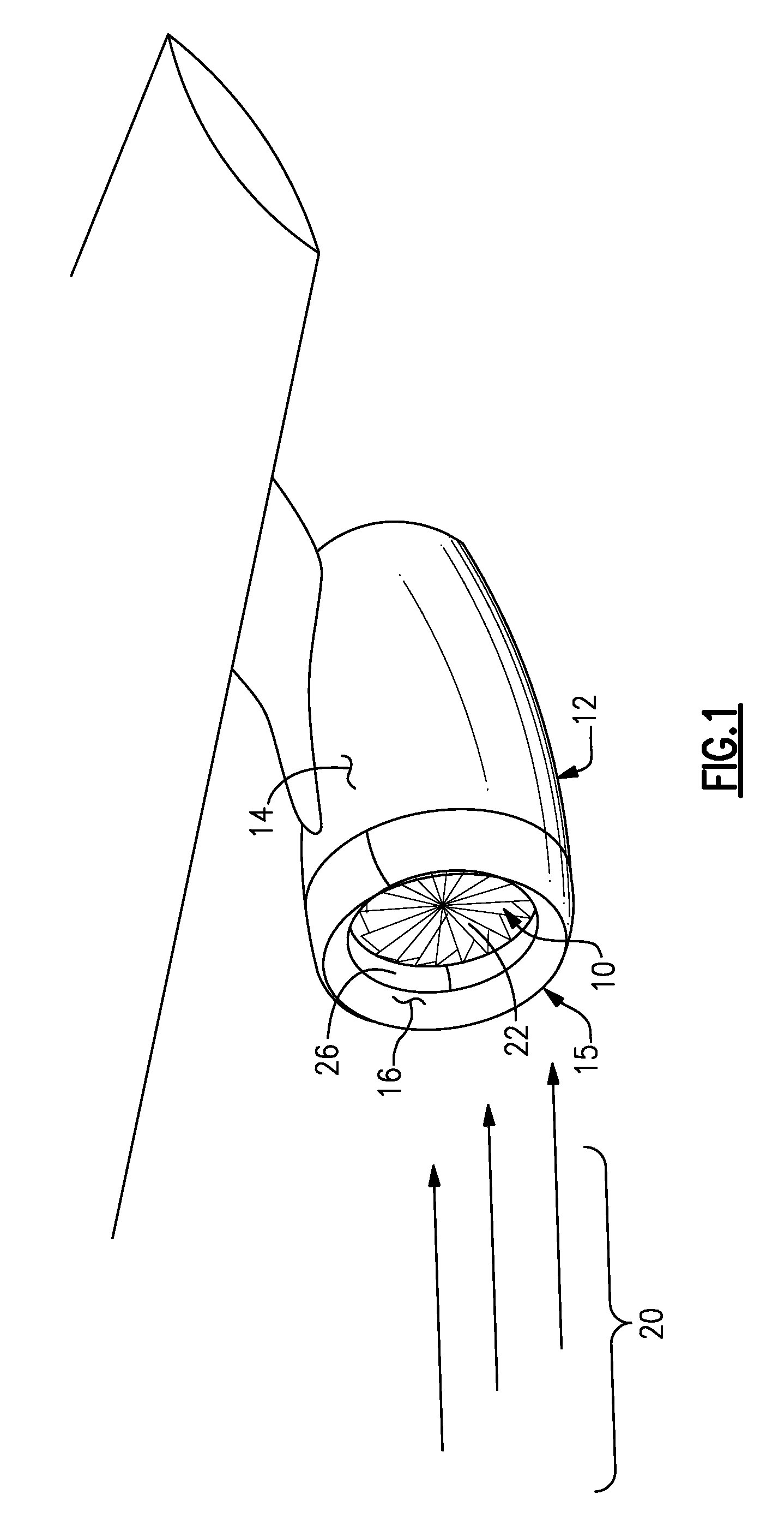 Integral suction device with acoustic panel