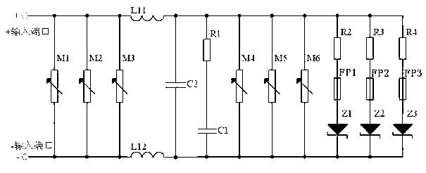 Lightning-protected switch-signal indicating rectifier