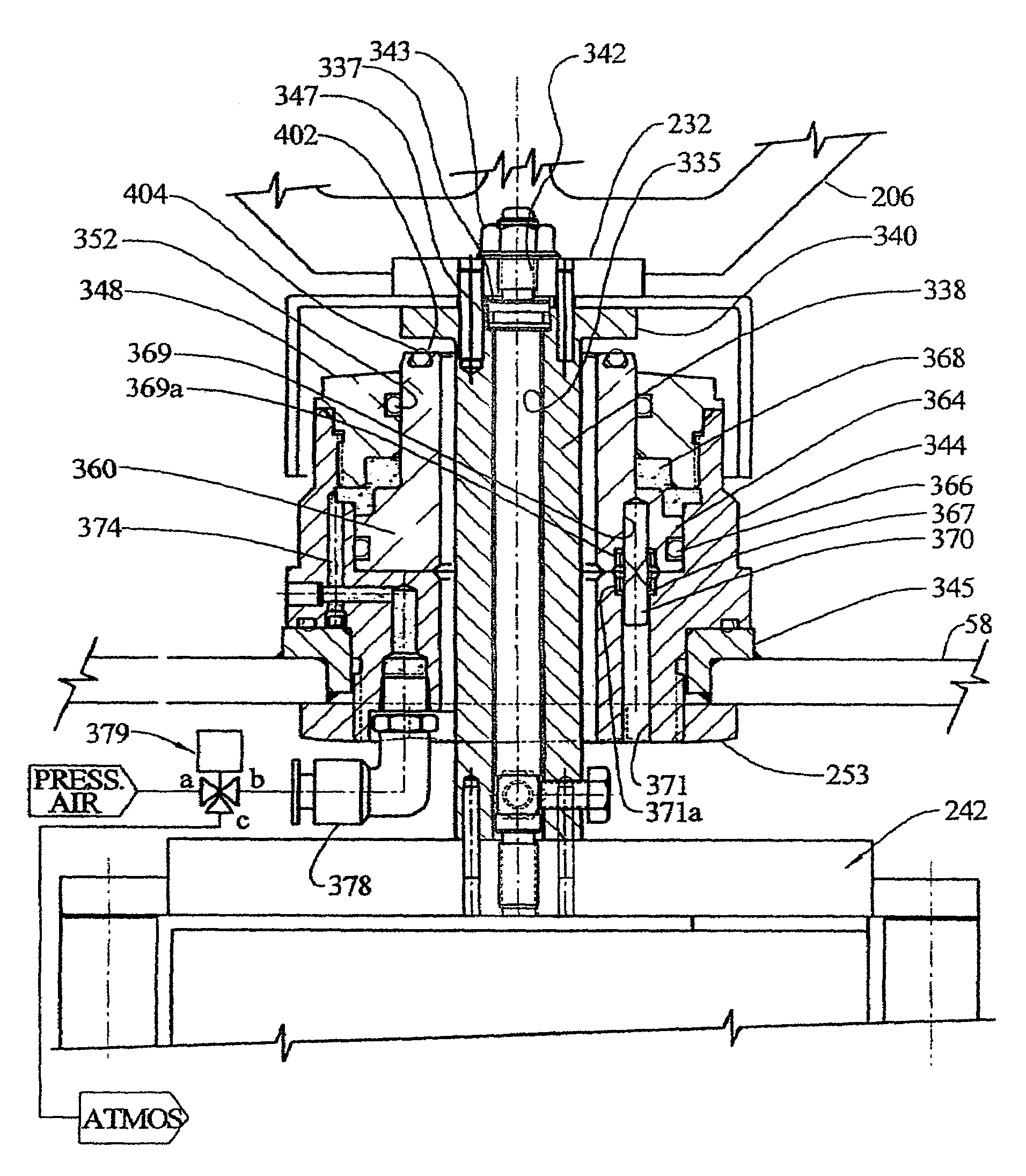 Automatic sealing arrangement for weigh scale for food processing apparatus