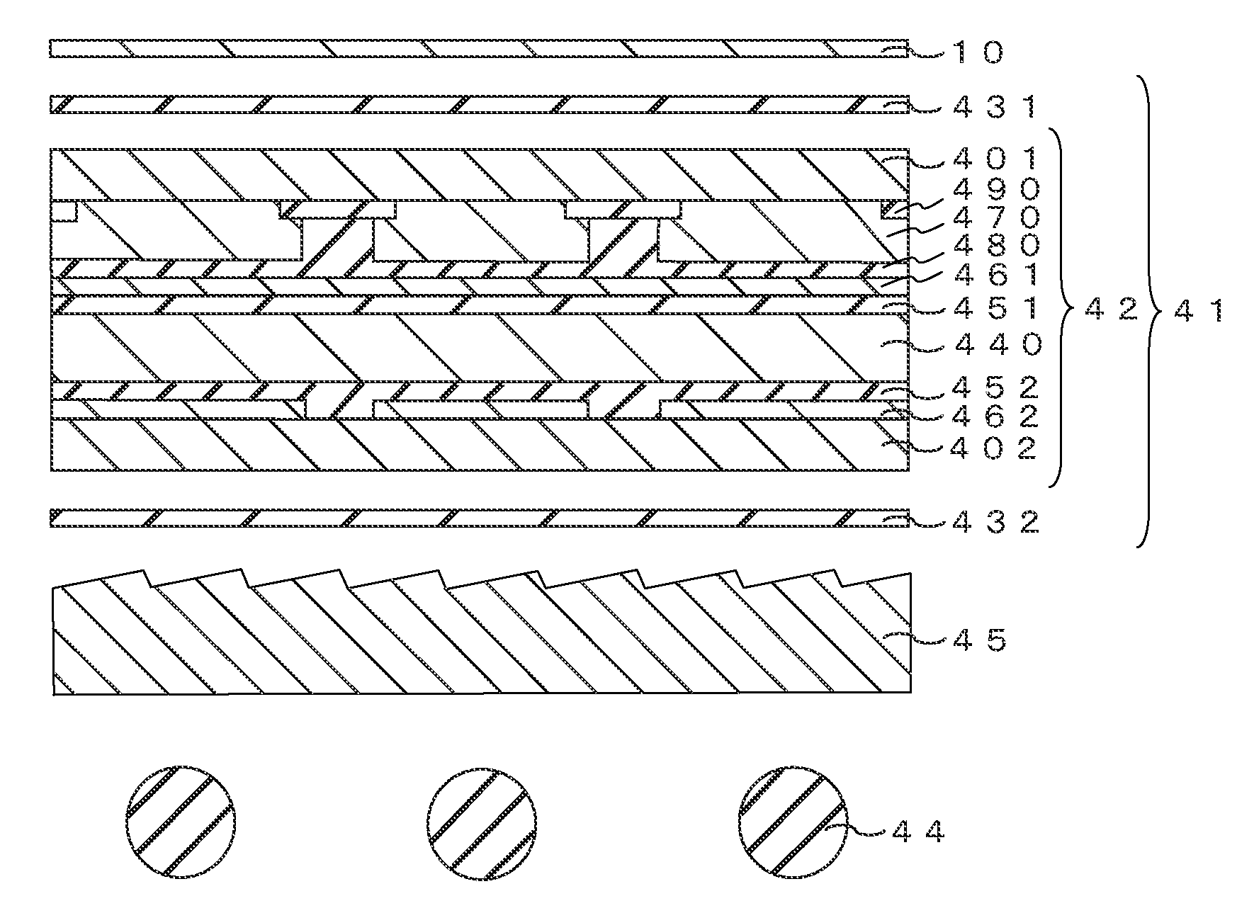 Crosslinked product, color correction filter, optical element, image display, and liquid crystal display