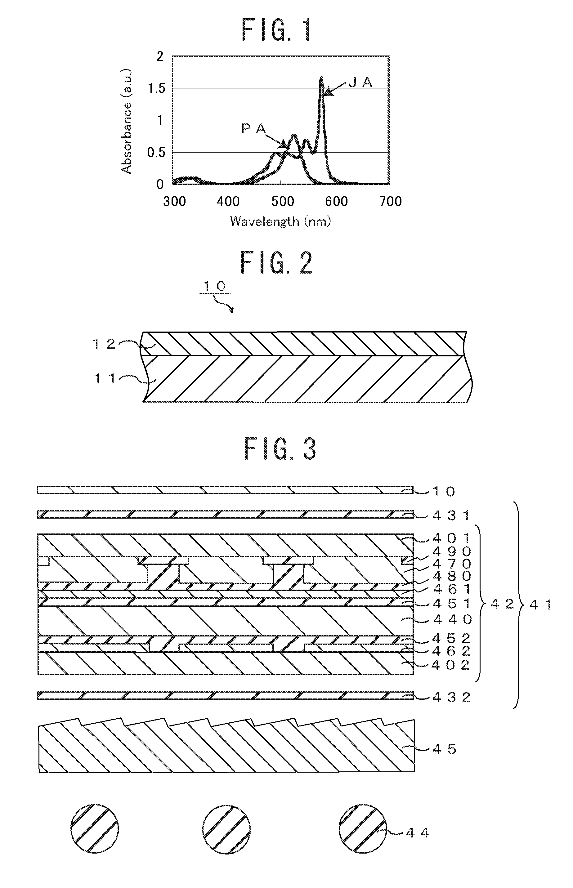 Crosslinked product, color correction filter, optical element, image display, and liquid crystal display