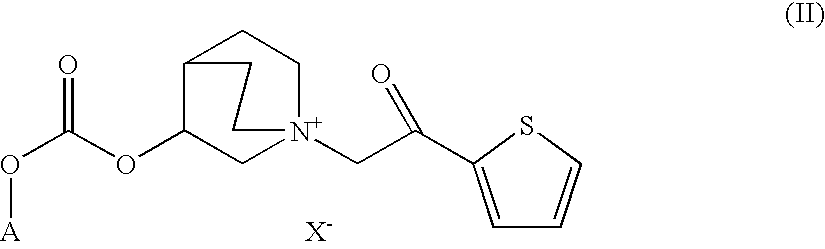 Quinuclidine carbonate salts and medicinal composition thereof