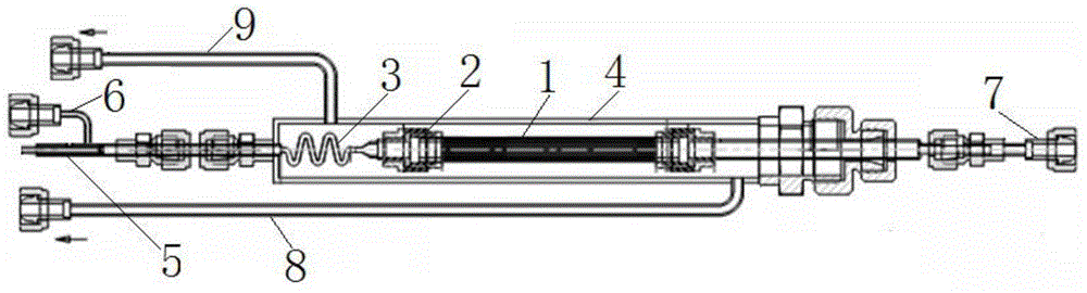 A hydrogen isotope exchange membrane reaction module