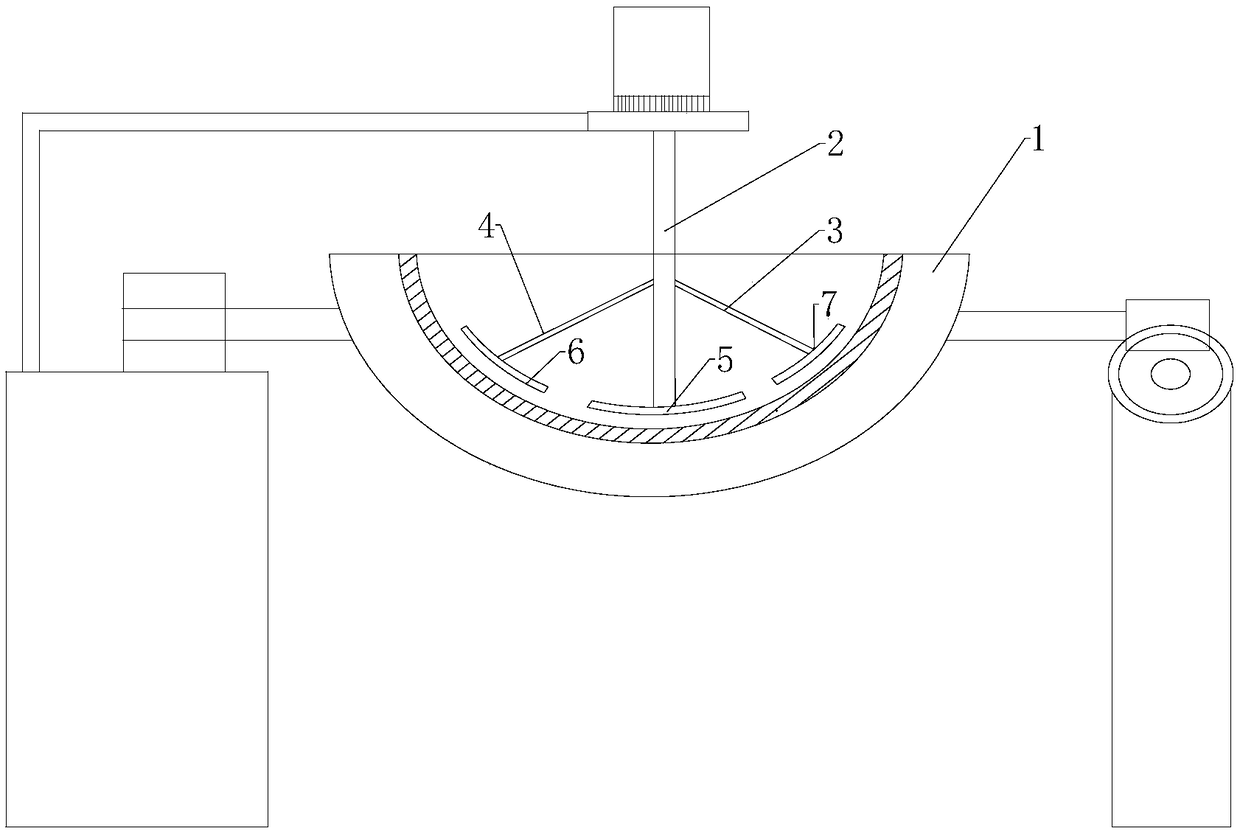 Medicine frying device with high efficiency