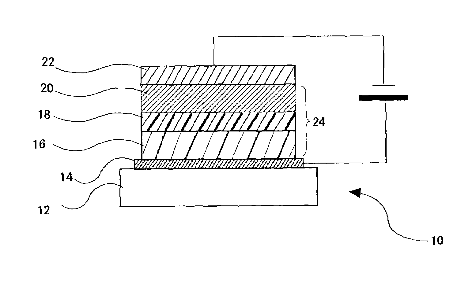 Organic EL element and organic EL display