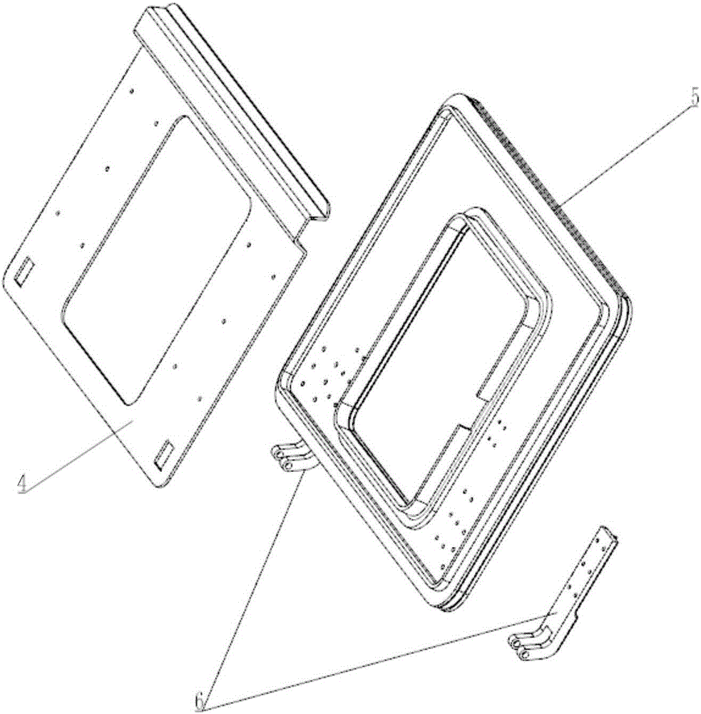 Electric control quick-opening cabin door