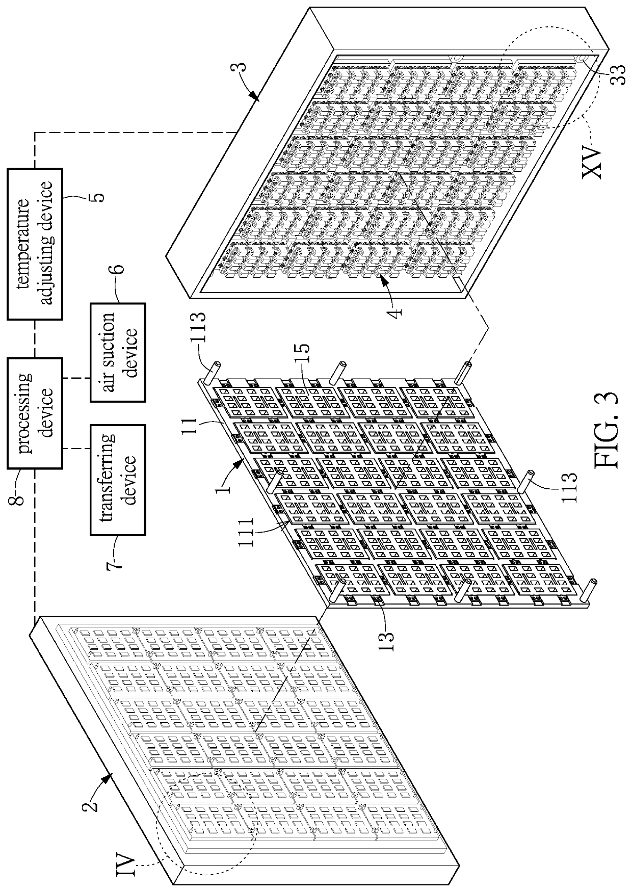 Chip testing system