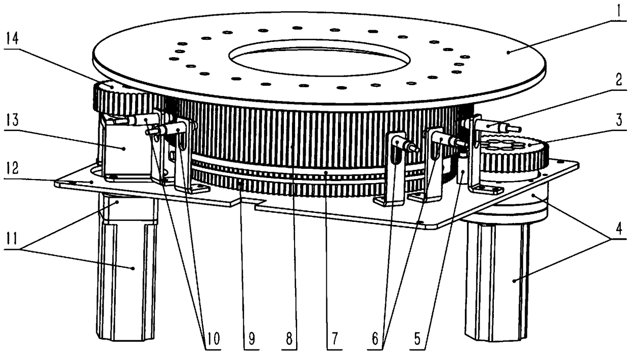 A spiral lifting mechanism and an agv trolley