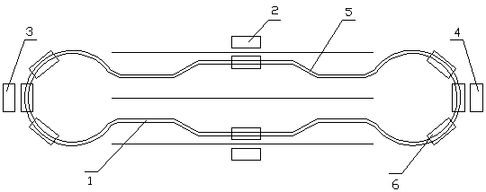 Intelligent rail wireless bus trolley system