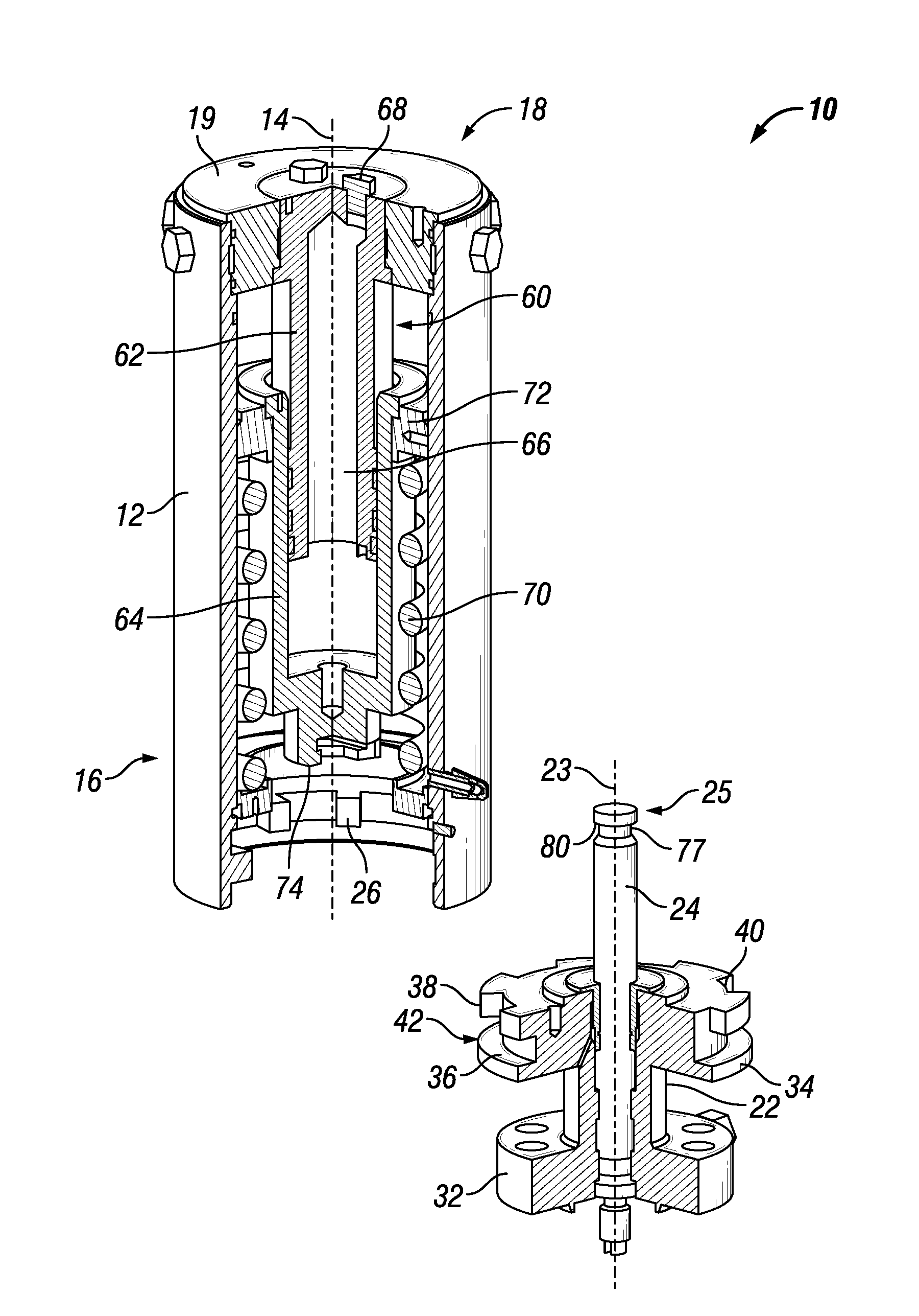 Compound express actuator connection