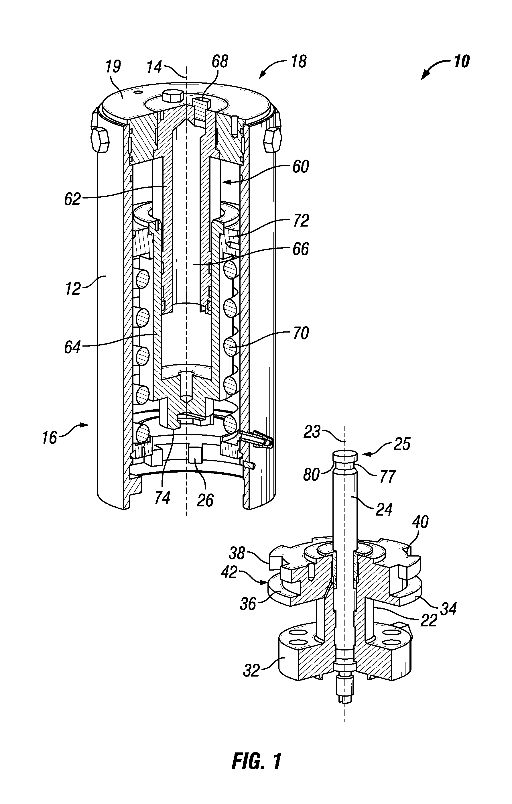 Compound express actuator connection