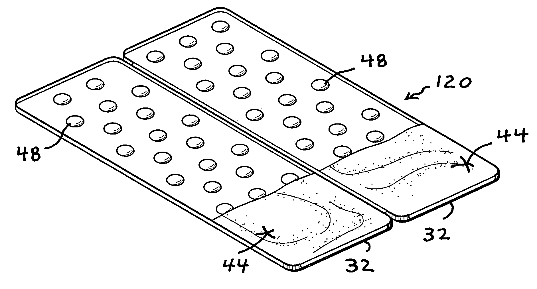 Pre-charged folded compacts for coloring hair