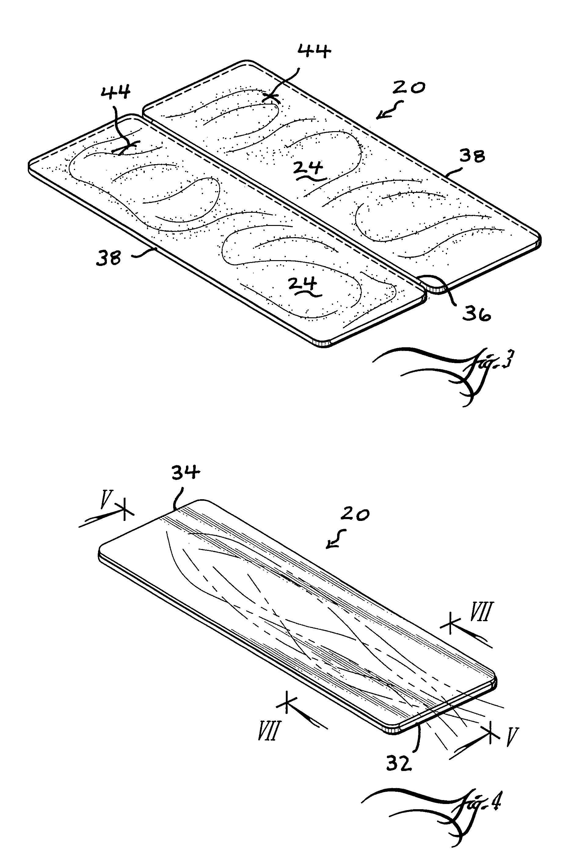 Pre-charged folded compacts for coloring hair