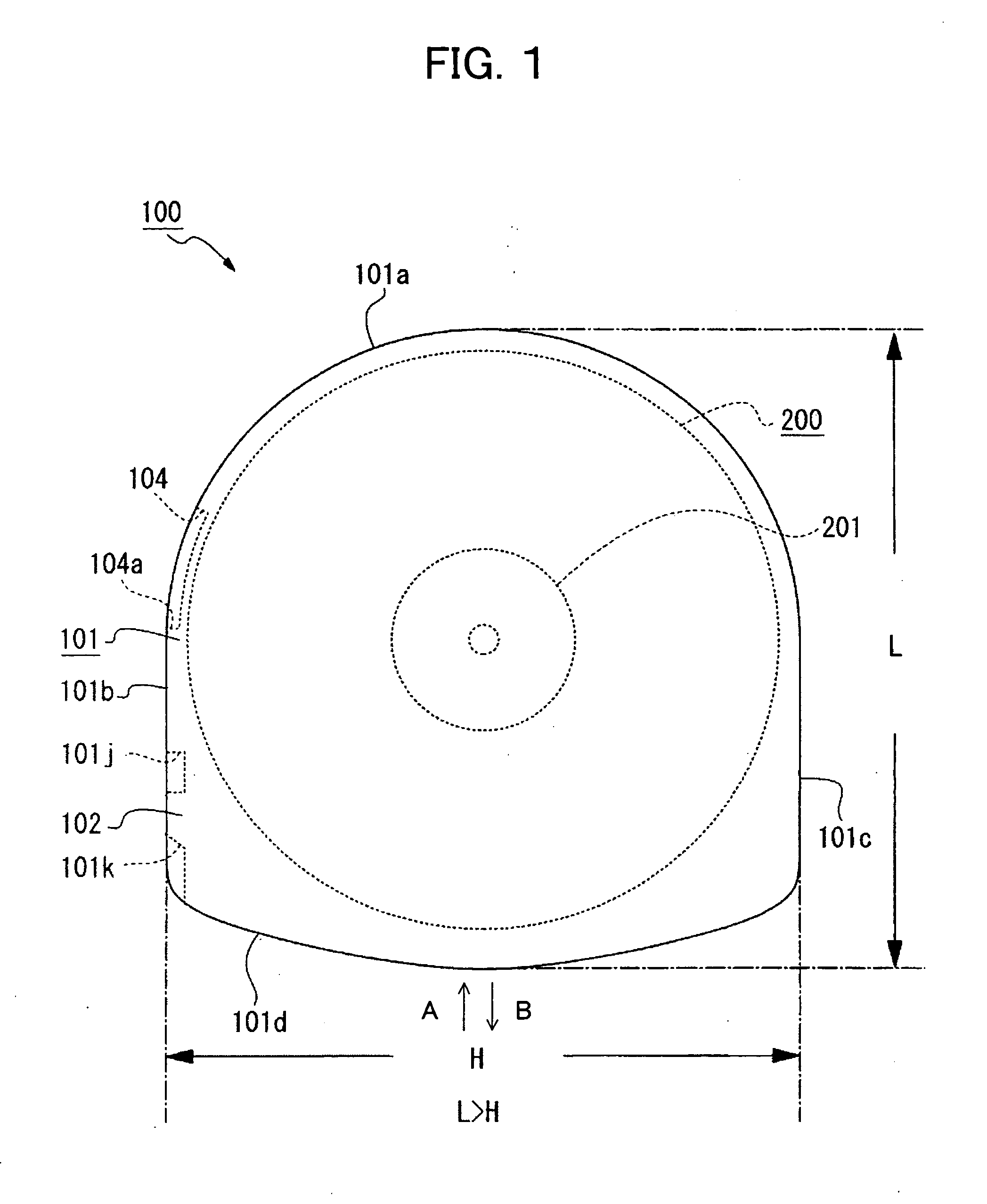 Recording medium drive device, electronic equipment having the recording medium drive device, and recording medium cartridge