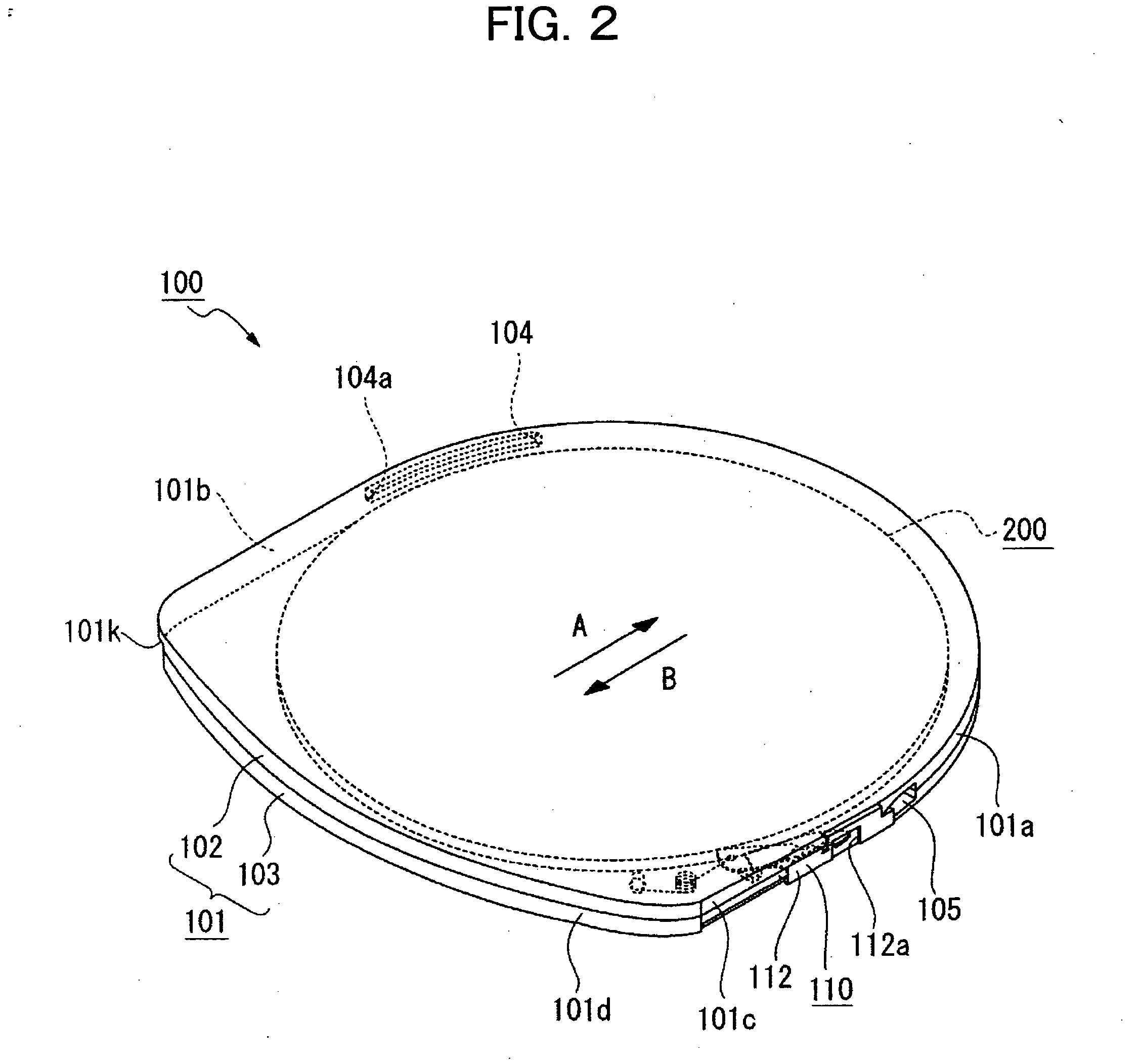 Recording medium drive device, electronic equipment having the recording medium drive device, and recording medium cartridge