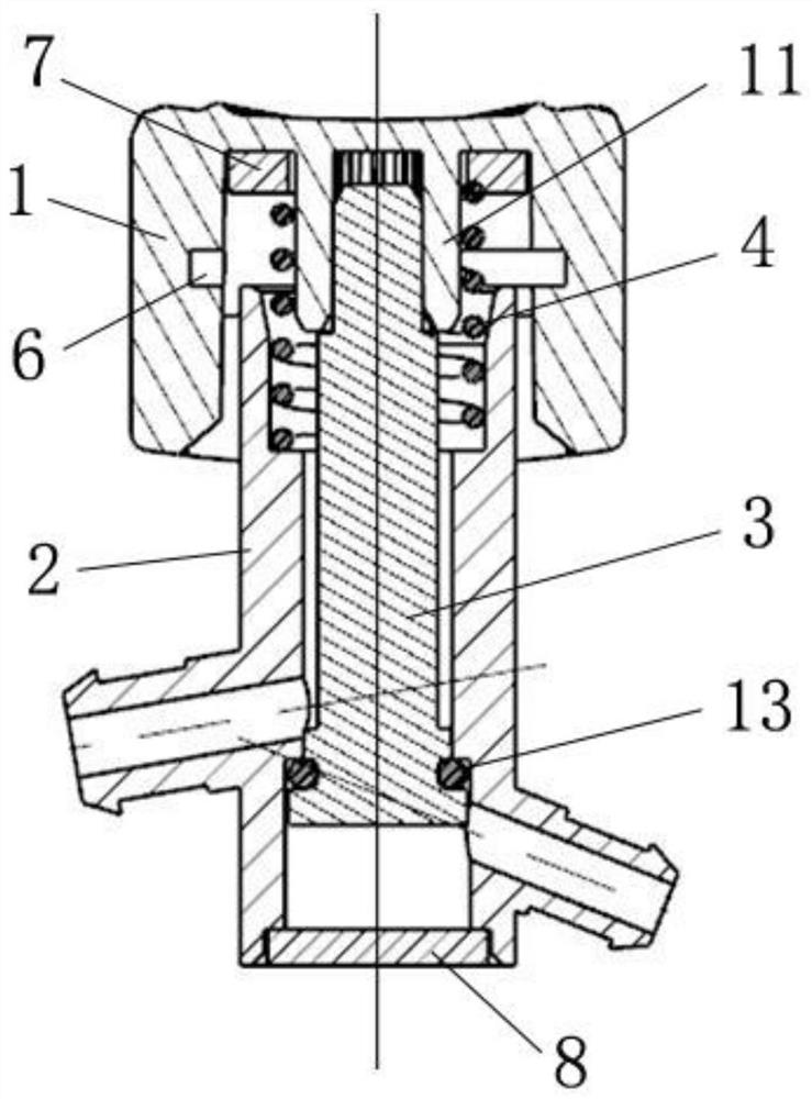 Endoscope attraction button with self-locking function and endoscope