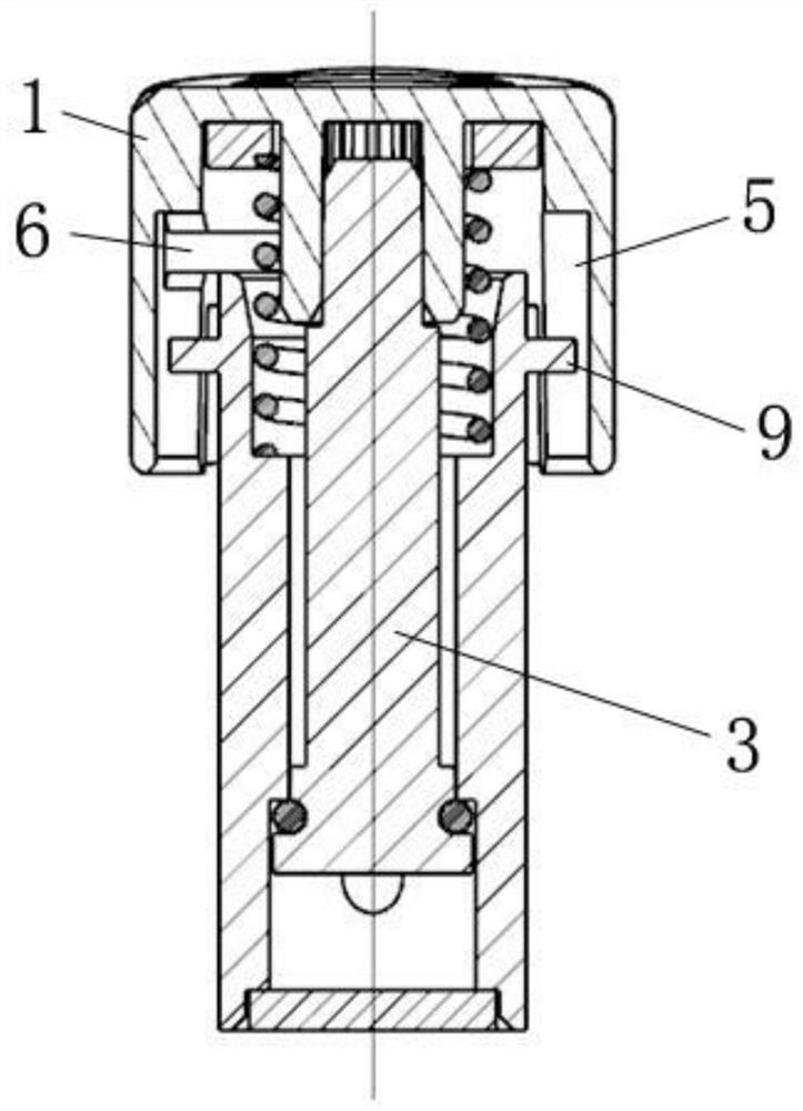 Endoscope attraction button with self-locking function and endoscope