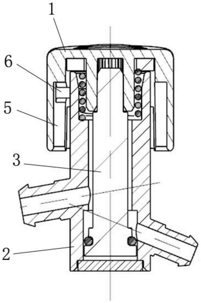 Endoscope attraction button with self-locking function and endoscope