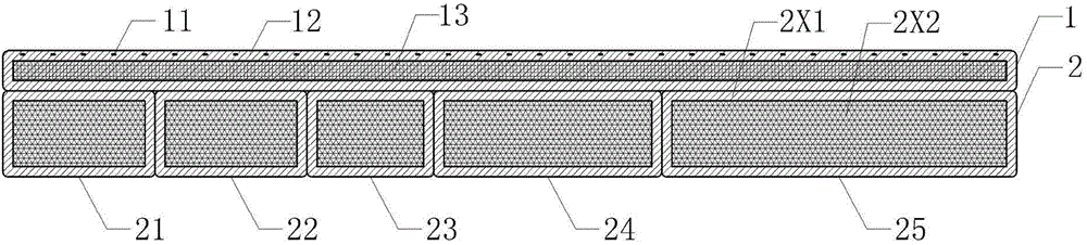 E-healthy partitioned mattress capable of recognizing and recording sleep behavior without interference