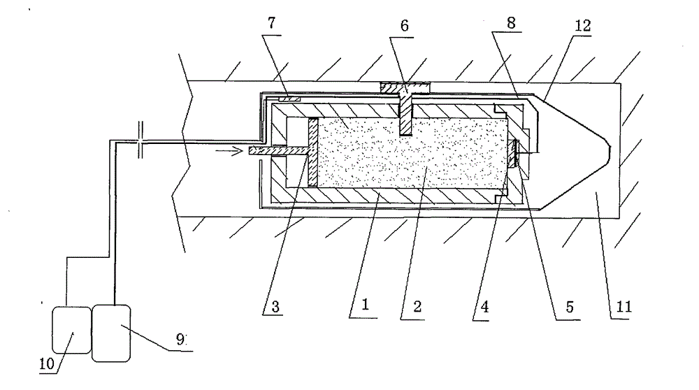 Active pressure-bearing type positioning borehole stress meter and use method thereof