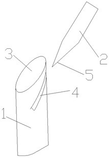 Hard branch side-cutting grafting device