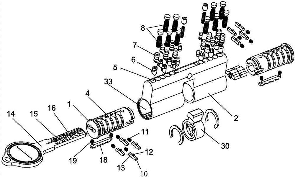 Angle spring lock