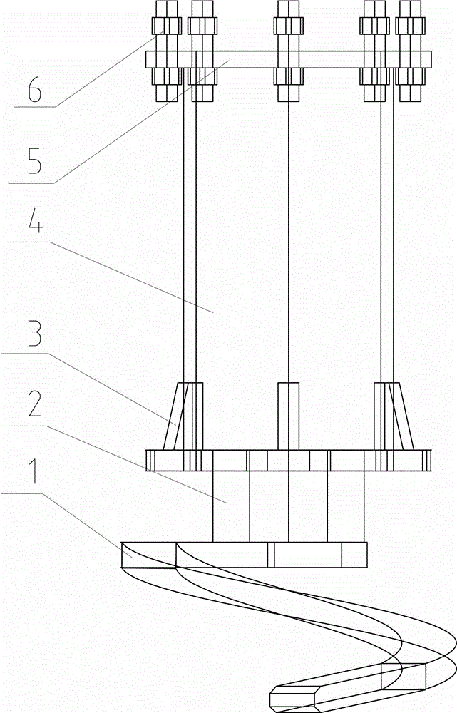 Device and method for fishing drill bit in bored pile