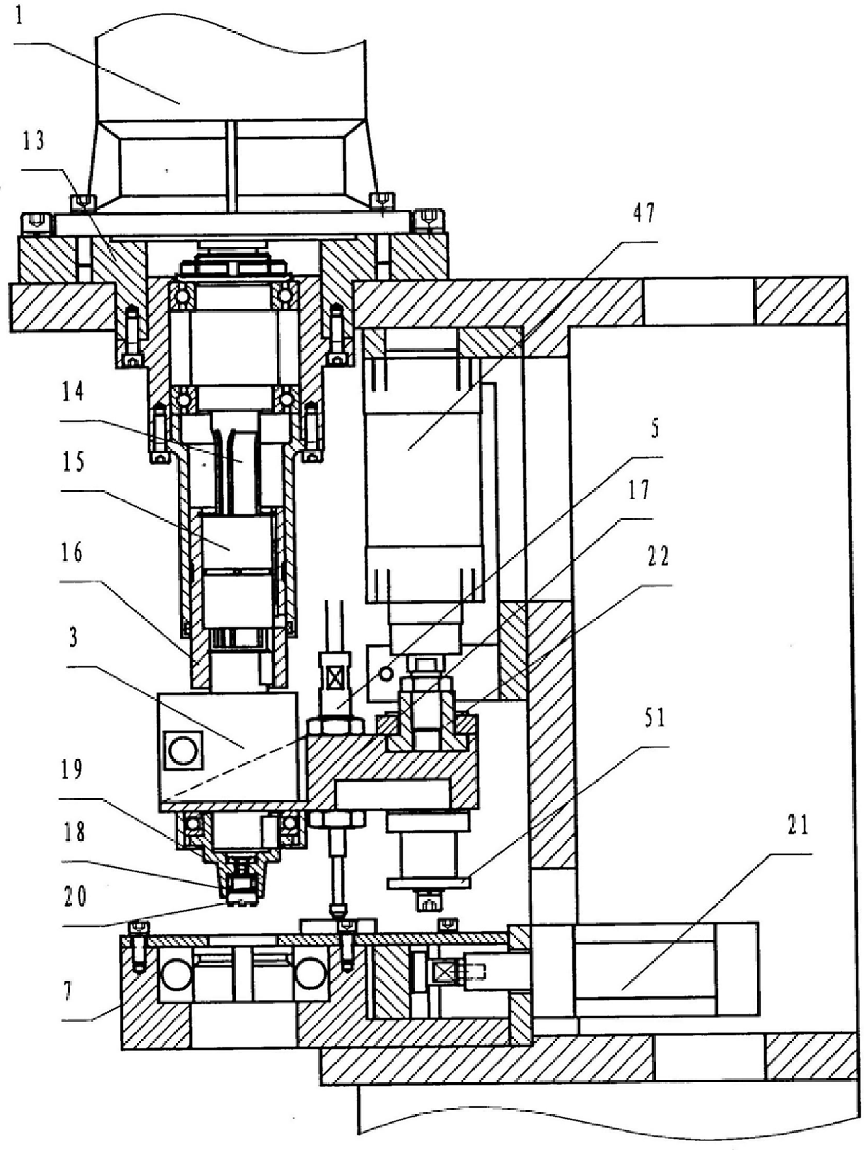 Screw-in electric bottom fire explosion-proof tightening machine