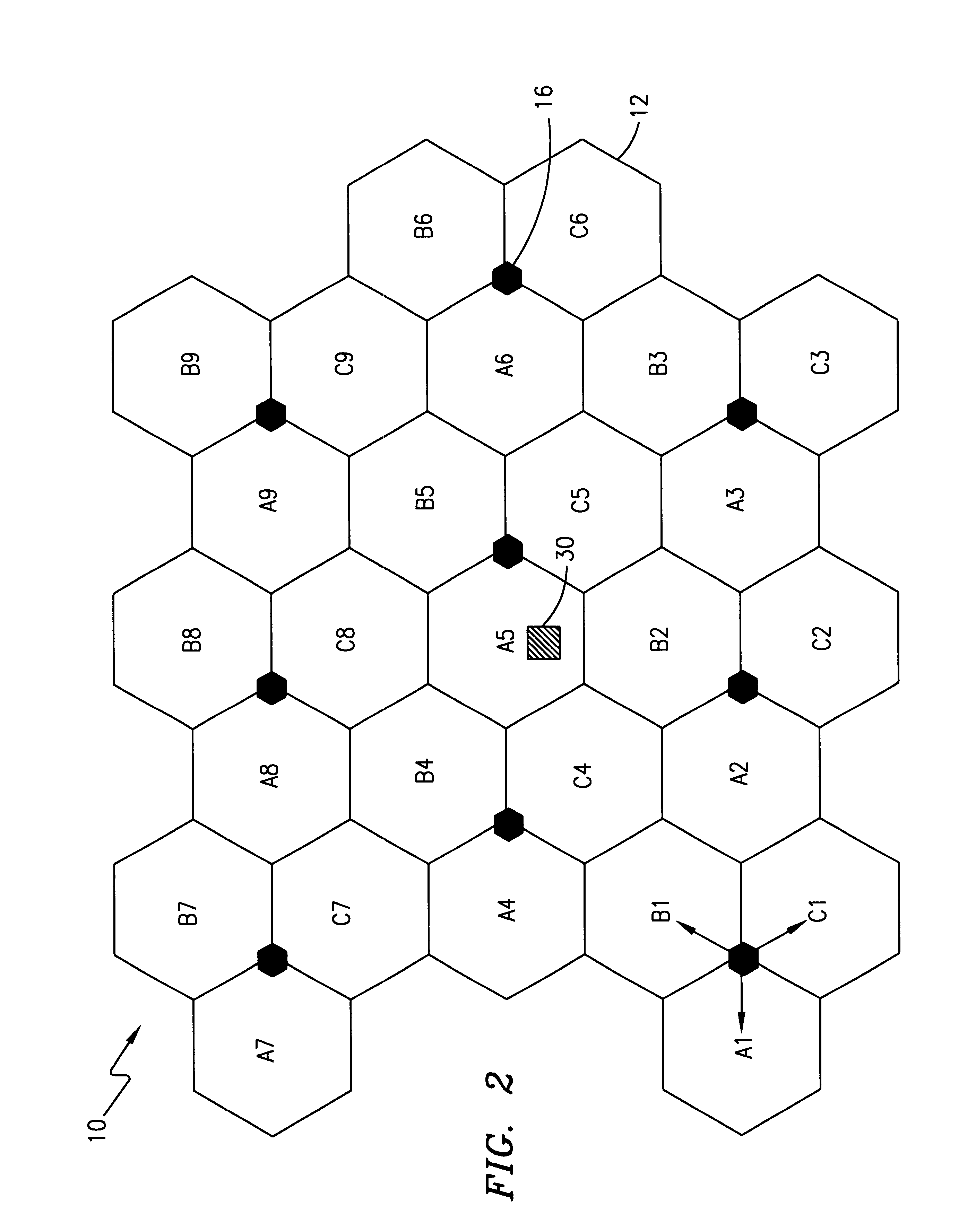 Method and system for autonomously allocating frequencies to a radio system sharing frequencies with an overlapping macro radio system