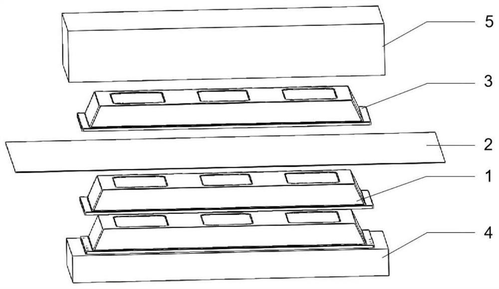 Super-hybrid composite material battery box and preparation method thereof