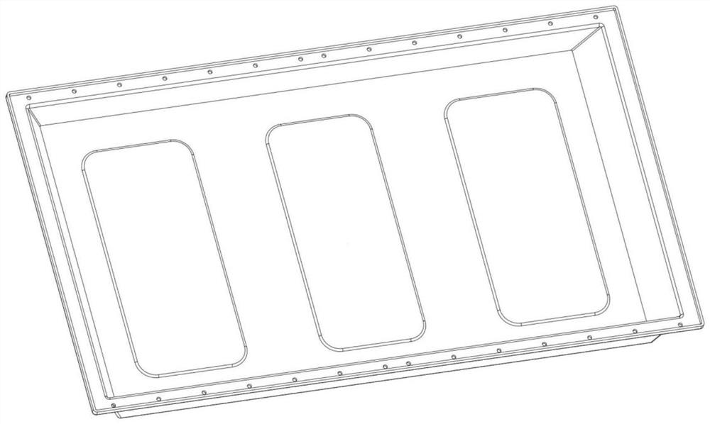 Super-hybrid composite material battery box and preparation method thereof