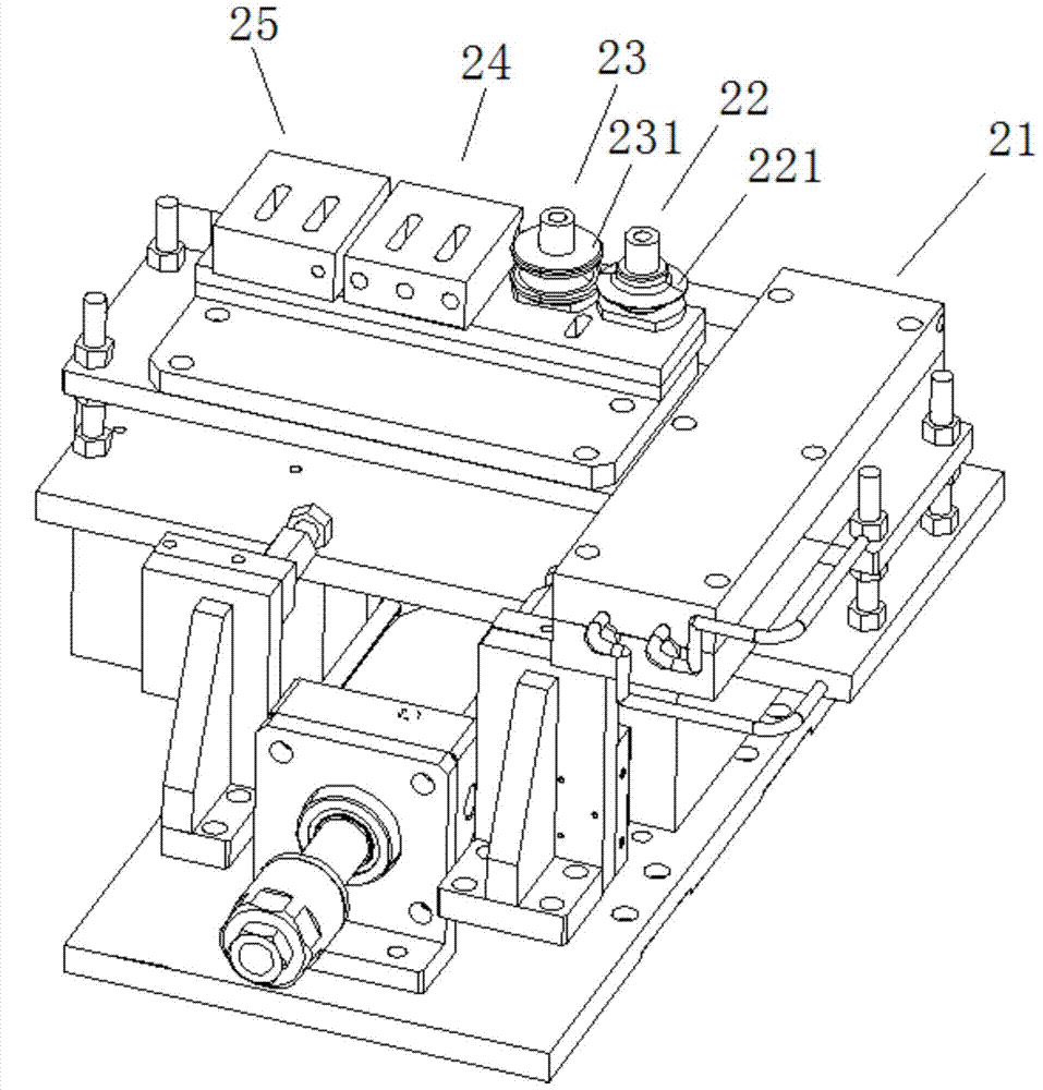 Edge sealing forming system for hollow plate