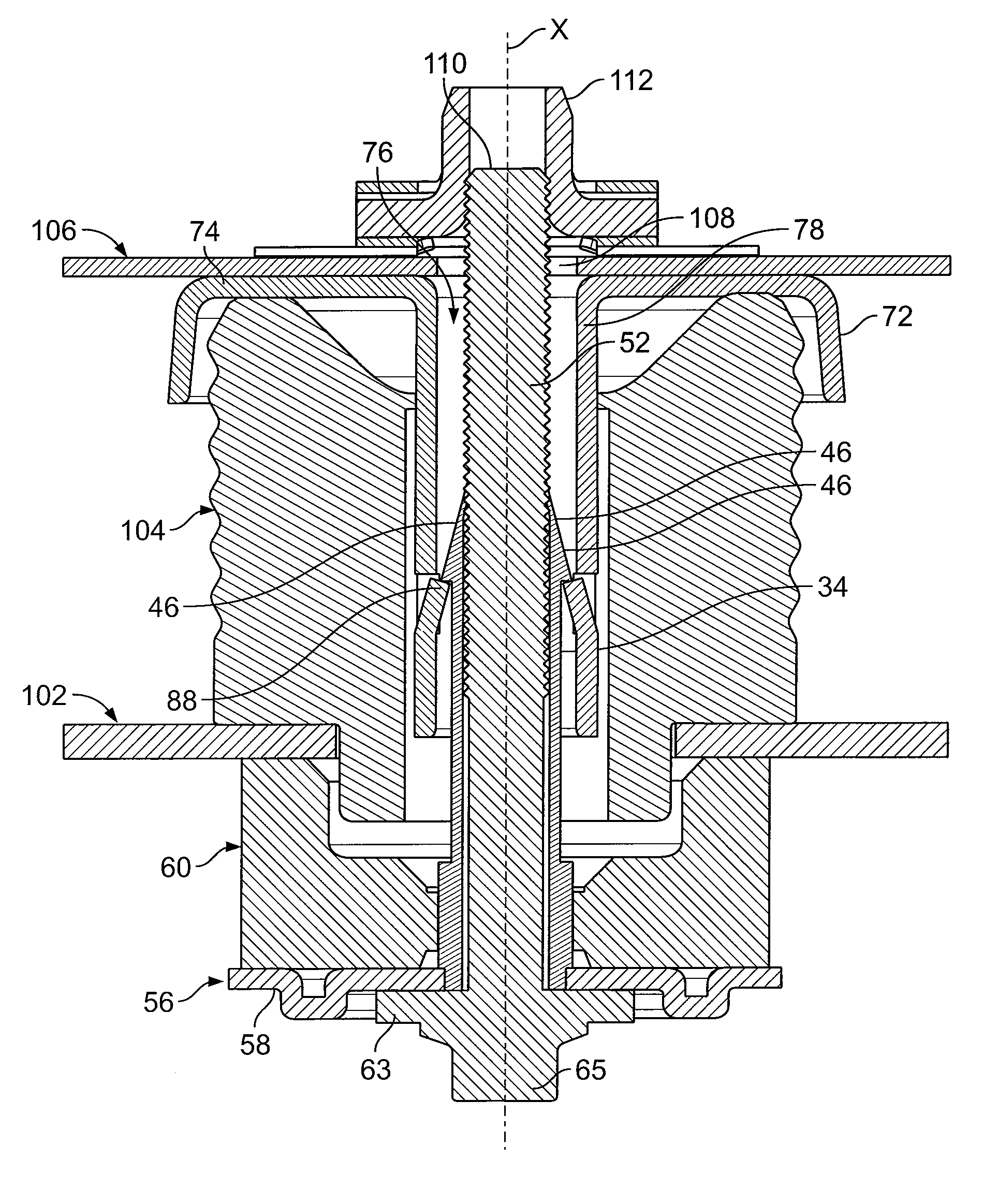 Fastening assembly