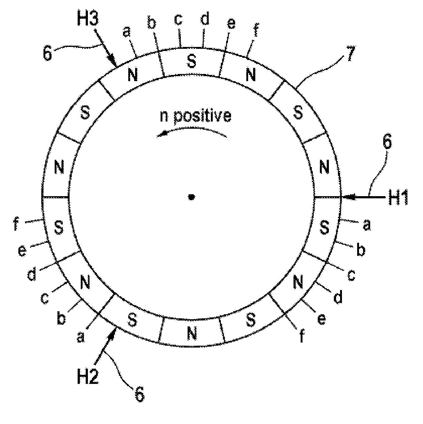 Method and circuit arrangement for checking the rotor position of a synchronous machine