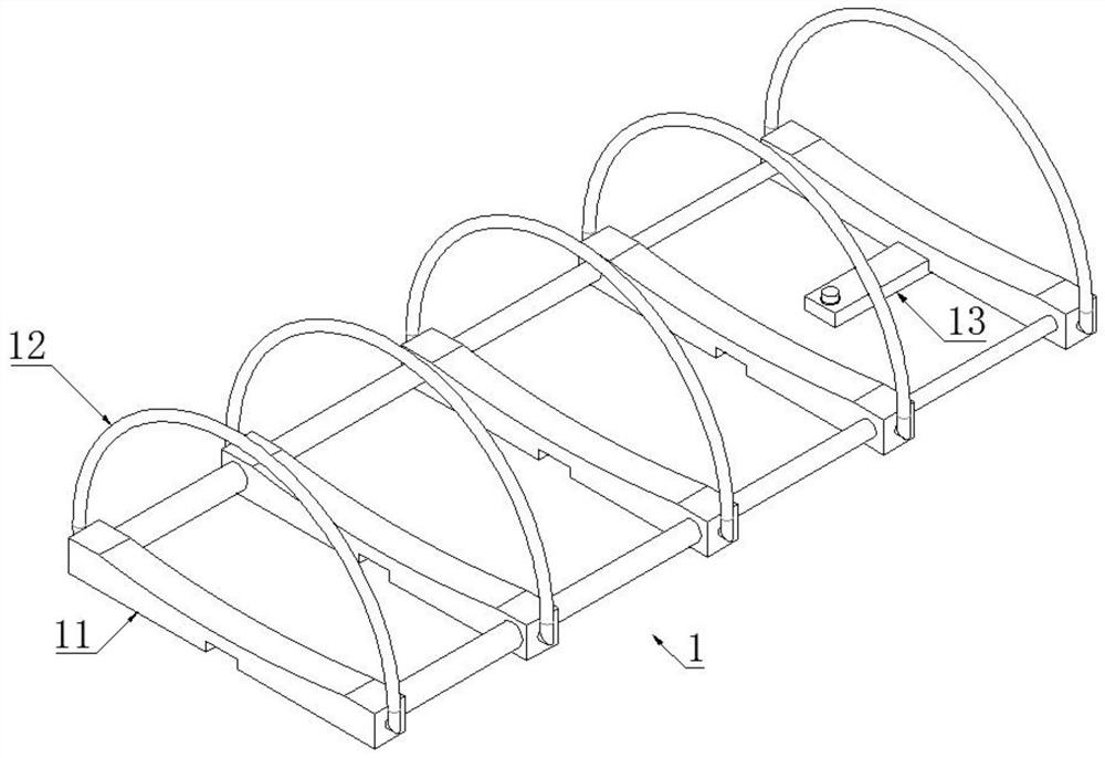 Adjusting mechanism of telescopic transportation isolation cabin