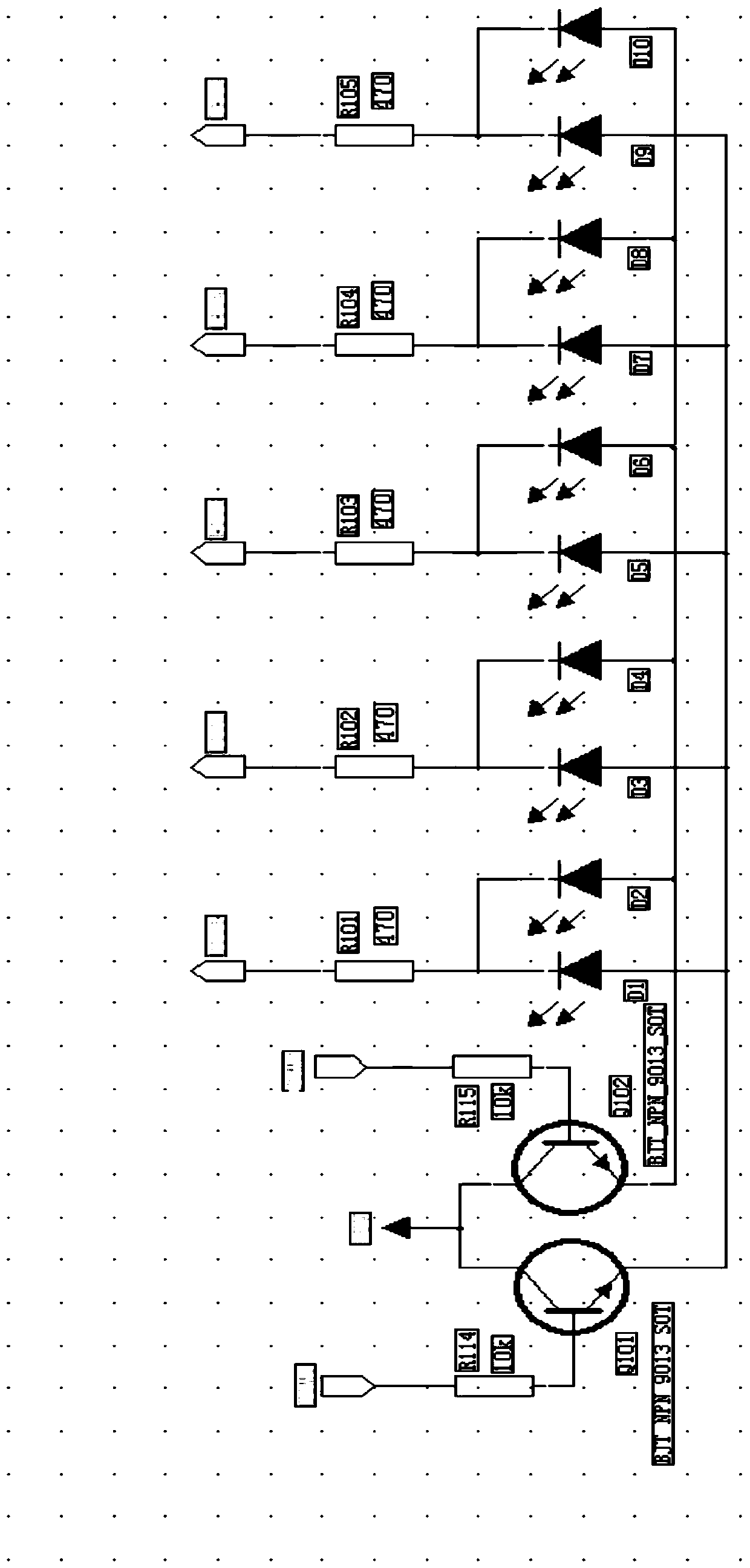 Display device and method based on IO module and robot