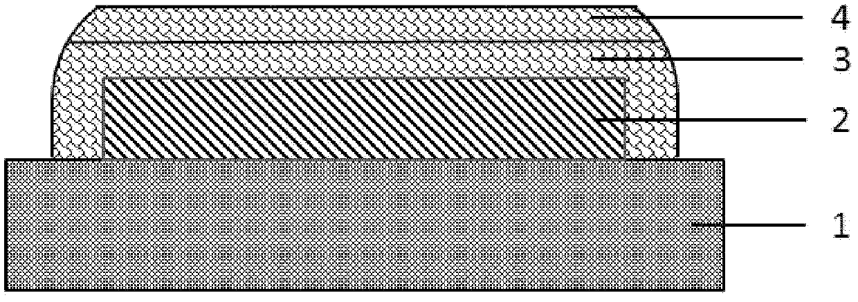 Ultra-low-power organic resistance changing memory device and manufacturing method thereof