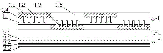 Warm-keeping type antibacterial fabric with compound textile layer