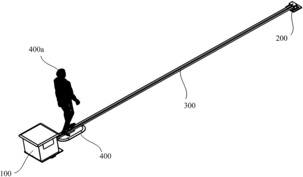 Automobile active pedestrian collision avoidance test device