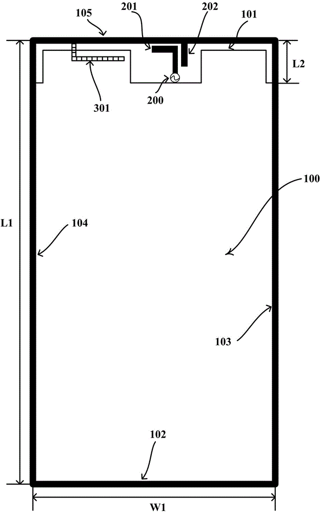 A Metal Frame Dual Frequency Coupling Antenna