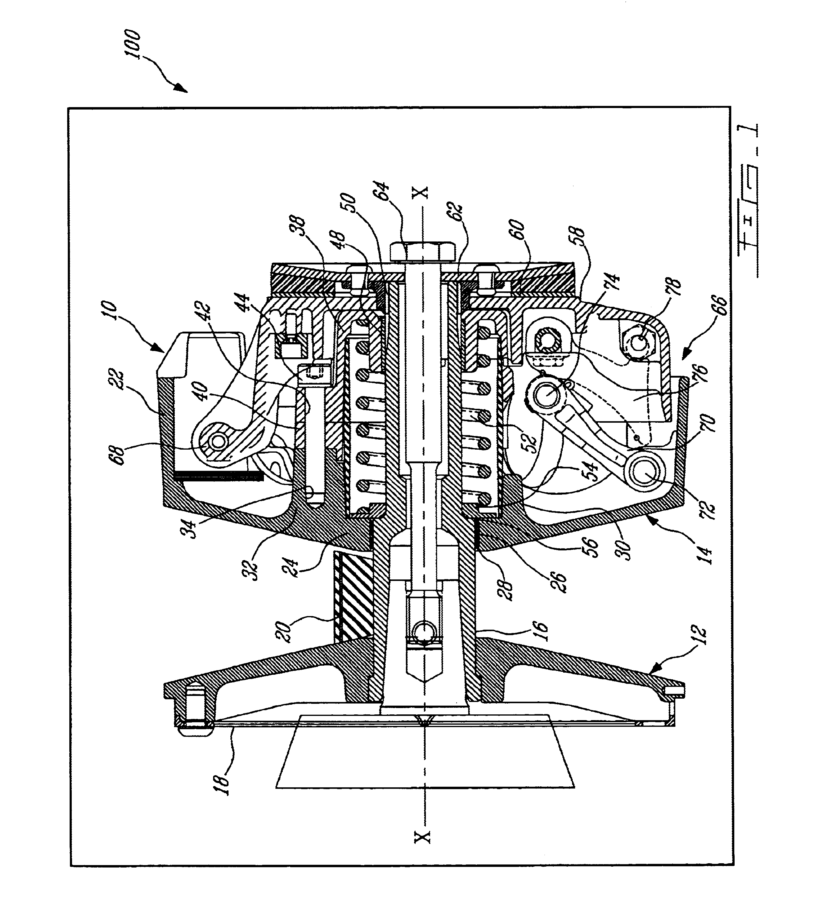 Pulley having progressively variable sheave angle