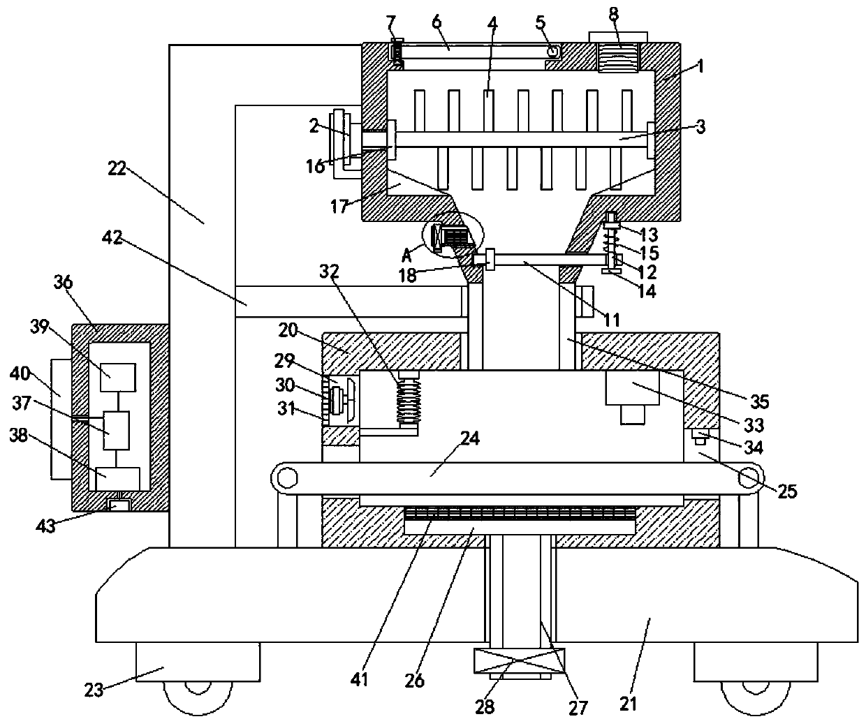 Efficient food disinfection cleaning equipment