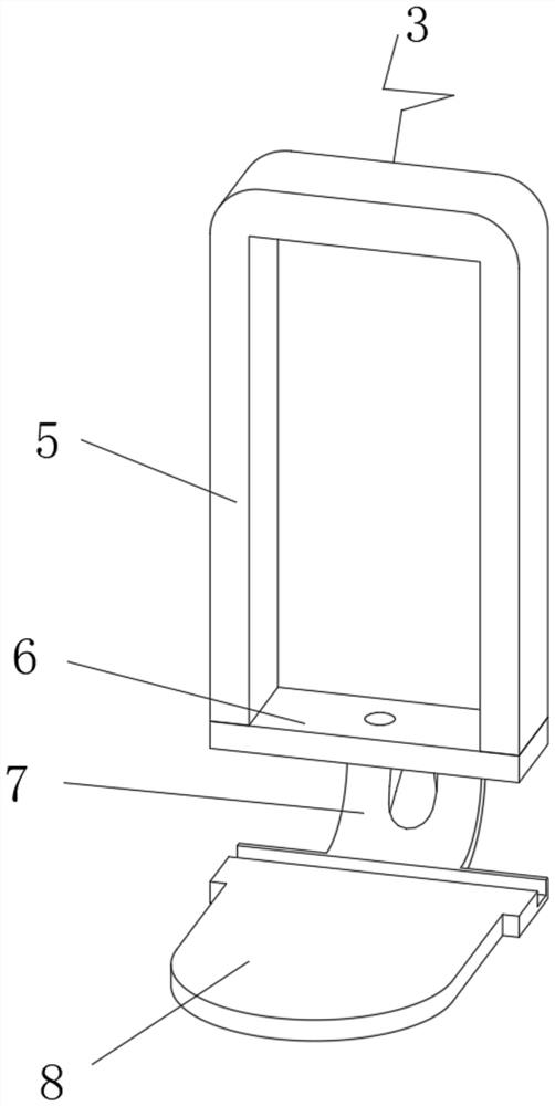 Mechanical rotary pressing structure