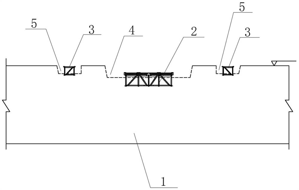 A construction method for the lower cap structure of a spherical flat hinge of a large swivel bridge