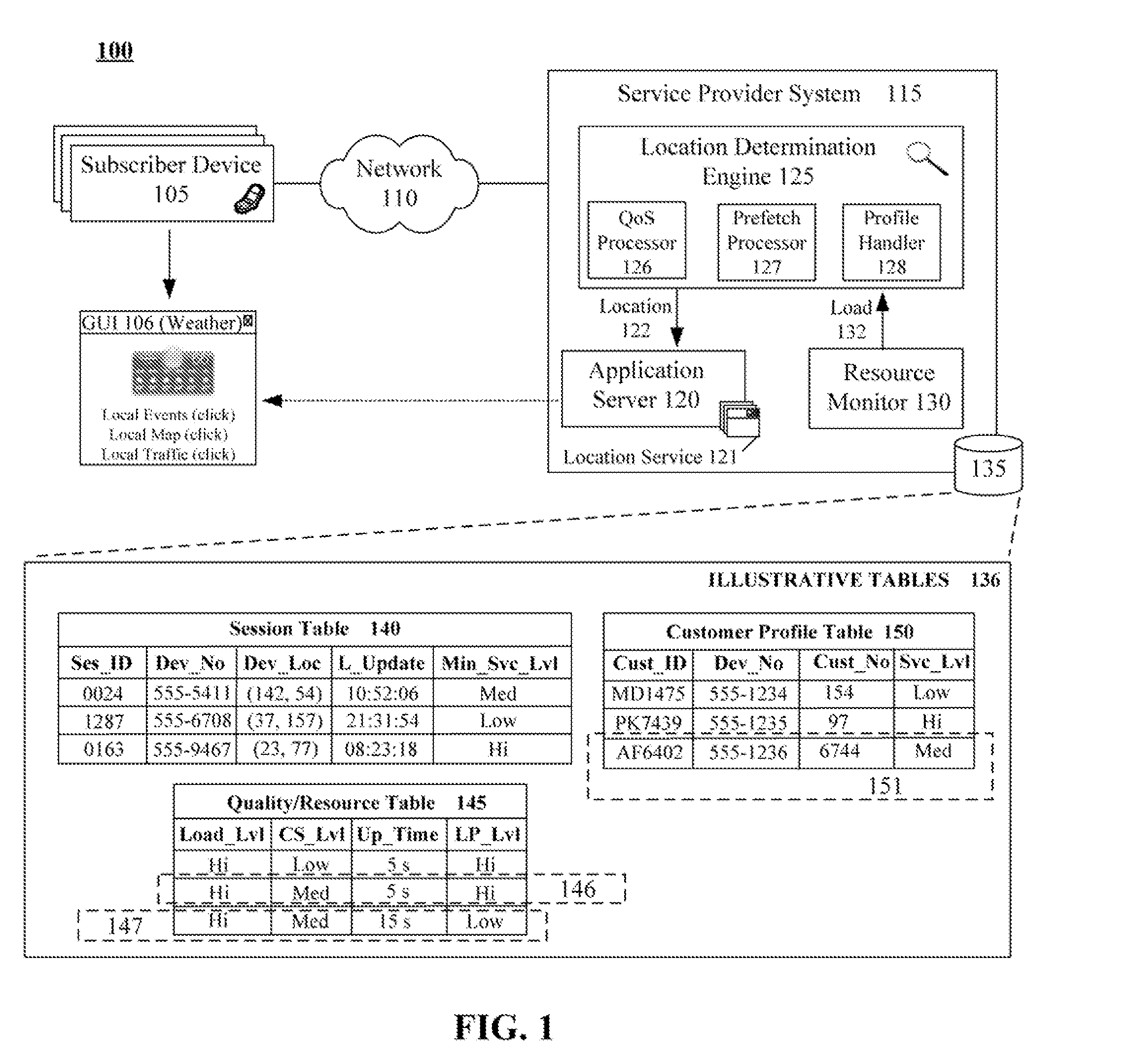 Handling location determinations in a telecommunications network to reduce subscriber-experienced latency while conserving network resources