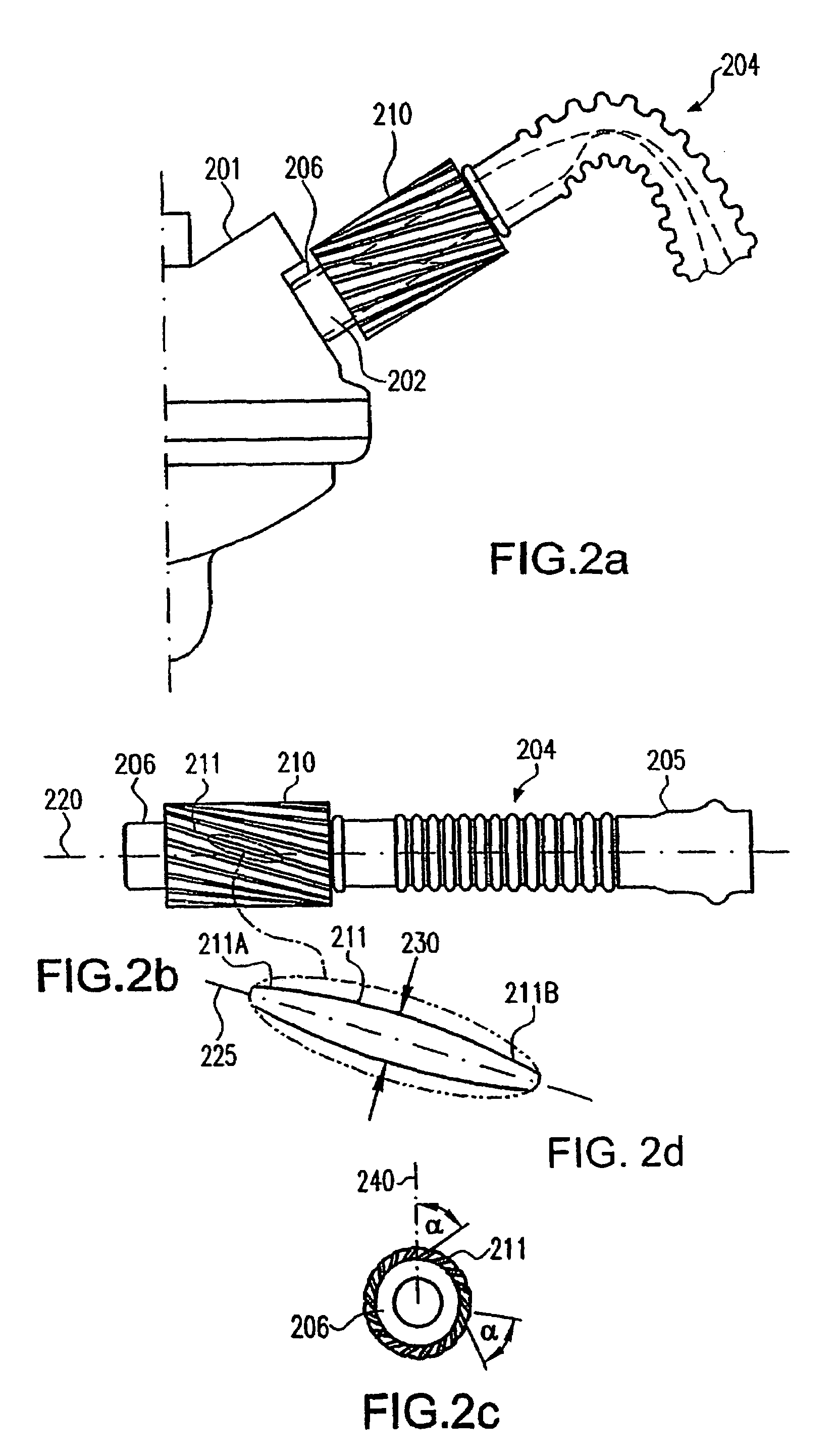 Milk hose with impact-absorbing area