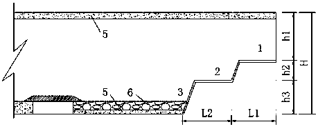 A construction method for synchronous excavation of lower steps and inverted arches in large-section soft rock tunnels