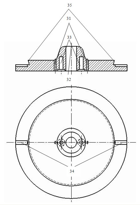 Device and method for manufacturing carbon fiber reinforced composite construction member